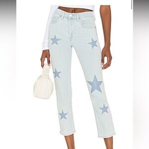 Madison Crop Straight Leg Jean in Starlight
